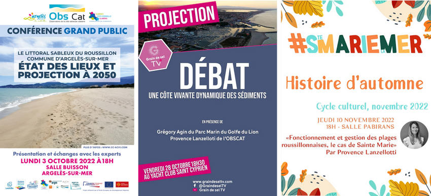 affiches conférences automne 2022